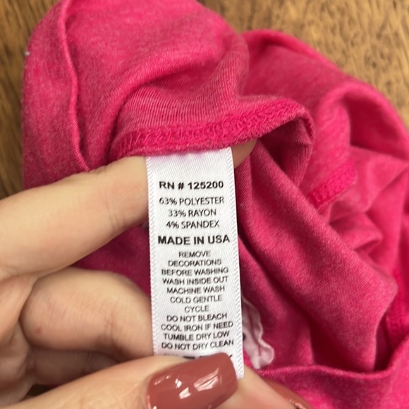 NWT T2 Love Girl’s Pink Leggings Size 8 - Picture 8 of 8